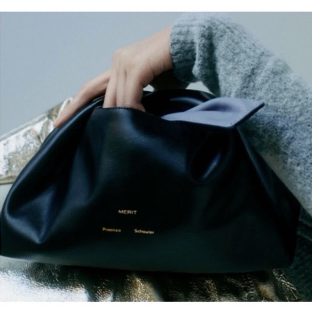 Merit x Proenza Schouler Bag Cosmetic Limited Edition Reversible Vegan Leather - Picture 10 of 11